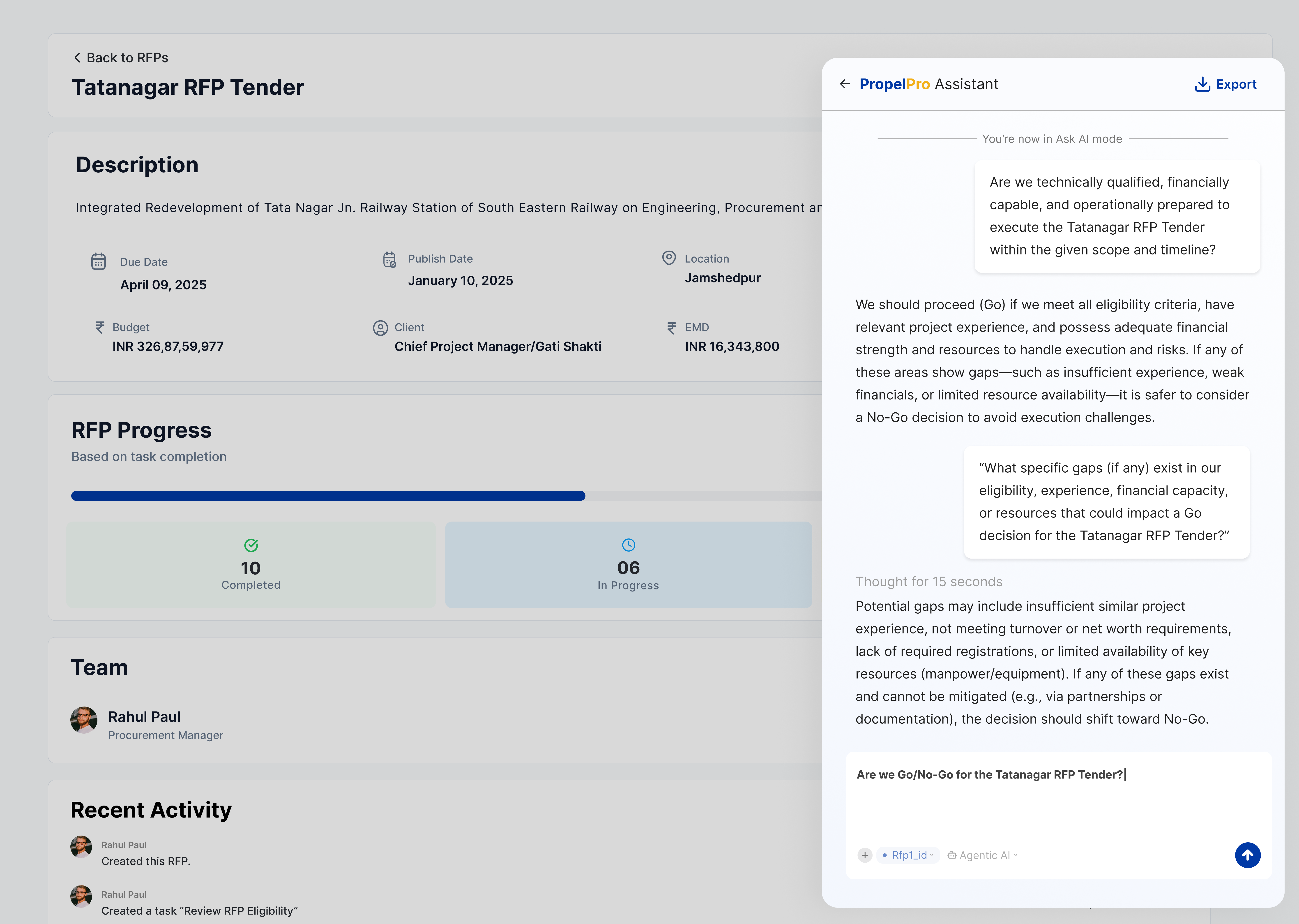 PropelPro RFP List